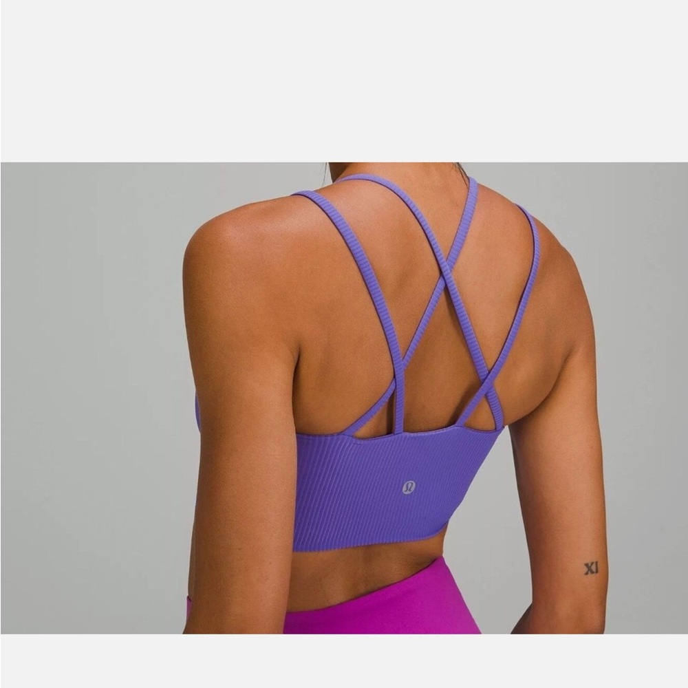 Lululemon Like A Cloud Longline Bra Light Support Women’s 8 - Picture 2 of 5